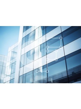 Intra Συλλεκτικό Ξύλινο Παζλ Plywood  4mm - Σύγχρονο κτίριο γραφείων με γυάλινα παράθυρα Σε Ξύλινο Κουτί - Διαστάσεις Puzzle: 10x10 cm – 25 κομμάτια