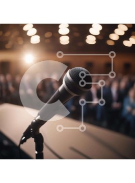 Intra Συλλεκτικό Ξύλινο Παζλ Plywood  4mm - Μικρόφωνο στο αμφιθέατρο με κοινό Σε Ξύλινο Κουτί - Διαστάσεις Puzzle: 10x10 cm – 25 κομμάτια