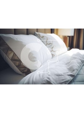 Intra Συλλεκτικό Ξύλινο Παζλ Plywood  4mm - Προσεγμένο Κρεβάτι με Λευκά Μαξιλάρια και Φωτιστικό Σε Ξύλινο Κουτί - Διαστάσεις Puzzle: 10x10 cm – 25 κομμάτια