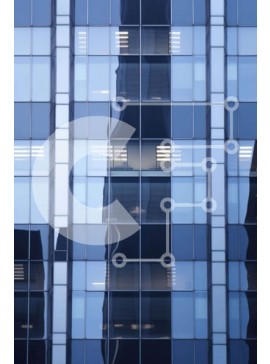 Intra Συλλεκτικό Ξύλινο Παζλ Plywood  4mm - Σύγχρονο κτίριο γραφείων με ανακλαστικά τζάμια Σε Ξύλινο Κουτί - Διαστάσεις Puzzle: 10x10 cm – 25 κομμάτια