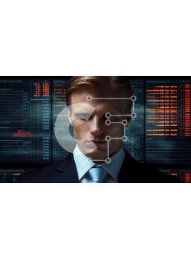 Intra Συλλεκτικό Ξύλινο Παζλ Plywood  4mm - Επιχειρηματίας με οθόνες και ρολόγια Σε Ξύλινο Κουτί - Διαστάσεις Puzzle: 10x10 cm – 25 κομμάτια