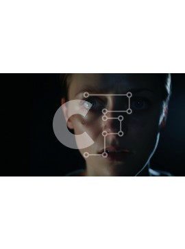 Intra Συλλεκτικό Ξύλινο Παζλ Plywood  4mm - Μυστηριώδης γυναίκα που κοιτάζει στο σκοτάδι Σε Ξύλινο Κουτί - Διαστάσεις Puzzle: 10x10 cm – 25 κομμάτια