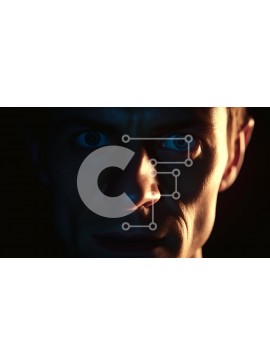 Intra Συλλεκτικό Ξύλινο Παζλ Plywood  4mm - Άτομο που κοιτάζει επίμονα στην απόσταση Σε Ξύλινο Κουτί - Διαστάσεις Puzzle: 10x10 cm – 25 κομμάτια