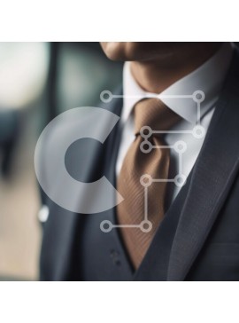 Intra Συλλεκτικό Ξύλινο Παζλ Plywood  4mm - Κομψός άνδρας με κοστούμι και γραβάτα Σε Ξύλινο Κουτί - Διαστάσεις Puzzle: 10x10 cm – 25 κομμάτια