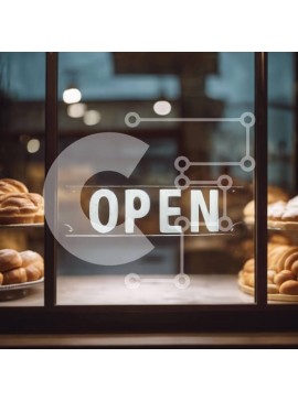 Σετ των 2 Intra Συλλεκτικό Ξύλινο Παζλ Plywood  4mm - Παράθυρο αρτοποιείου με ντόνατς και αρτοσκευάσματα στην οθόνη Σε Ξύλινο Κουτί - Διαστάσεις: 10x10 cm – 25 κομμάτια