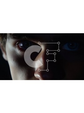 Intra Συλλεκτικό Ξύλινο Παζλ Plywood  4mm - Έντονο βλέμμα ενός νεαρού άνδρα Σε Ξύλινο Κουτί - Διαστάσεις Puzzle: 10x10 cm – 25 κομμάτια