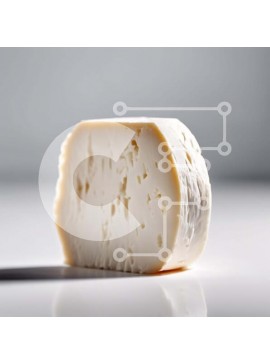 Σετ των 2 Intra Συλλεκτικό Ξύλινο Παζλ Plywood  4mm - Λευκό τυρί σε υπόλευκο φόντο Σε Ξύλινο Κουτί - Διαστάσεις: 10x10 cm – 25 κομμάτια