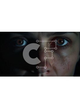 Intra Συλλεκτικό Ξύλινο Παζλ Plywood  4mm - Γυναίκα με σκούρα καστανά μάτια που δείχνουν συναισθηματική αγωνία Σε Ξύλινο Κουτί - Διαστάσεις Puzzle: 10x10 cm – 25 κομμάτια