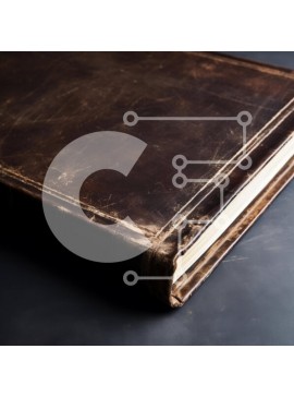 Intra Συλλεκτικό Ξύλινο Παζλ Plywood  4mm - Vintage παλιό βιβλίο Σε Ξύλινο Κουτί - Διαστάσεις Puzzle: 10x10 cm – 25 κομμάτια