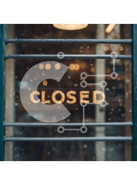 Intra Συλλεκτικό Ξύλινο Παζλ Plywood  4mm - Φώτα νέον κλειστής επιγραφής Σε Ξύλινο Κουτί - Διαστάσεις Puzzle: 10x10 cm – 25 κομμάτια