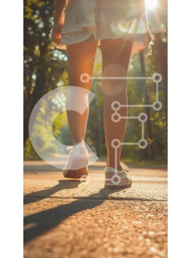 Intra Συλλεκτικό Ξύλινο Παζλ Plywood  4mm - Πρόσωπο που περπατά στην οδό Σε Ξύλινο Κουτί - Διαστάσεις Puzzle: 10x10 cm – 25 κομμάτια