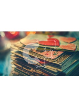 Intra Συλλεκτικό Ξύλινο Παζλ Plywood  4mm - Ρομαντικές κάρτες και κεριά Σε Ξύλινο Κουτί - Διαστάσεις Puzzle: 10x10 cm – 25 κομμάτια