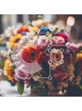 Σετ των 2 Intra Συλλεκτικό Ξύλινο Παζλ Plywood  4mm - Πολύχρωμο βάζο με ποτήρι κρασιού Σε Ξύλινο Κουτί - Διαστάσεις: 10x10 cm – 25 κομμάτια