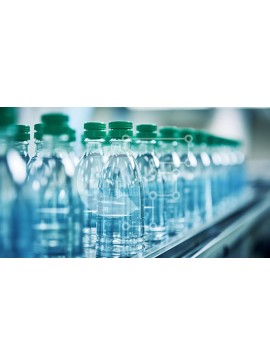 Intra Συλλεκτικό Ξύλινο Παζλ Plywood  4mm - Γραμμή εμφιάλωσης σε βιομηχανικό περιβάλλον Σε Ξύλινο Κουτί - Διαστάσεις Puzzle: 10x10 cm – 25 κομμάτια