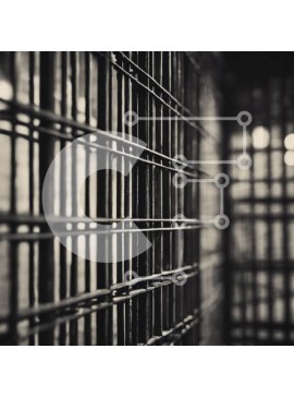 Intra Συλλεκτικό Ξύλινο Παζλ Plywood  4mm - Κλειστός χώρος με μεταλλικές ράβδους και συρμάτινη περίφραξη Σε Ξύλινο Κουτί - Διαστάσεις Puzzle: 10x10 cm – 25 κομμάτια