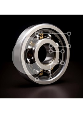 Intra Συλλεκτικό Ξύλινο Παζλ Plywood  4mm - Ρουλεμάν από ανοξείδωτο ατσάλι Σε Ξύλινο Κουτί - Διαστάσεις Puzzle: 10x10 cm – 25 κομμάτια