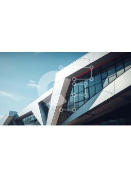 Intra Συλλεκτικό Ξύλινο Παζλ Plywood  4mm - Μοντέρνο κτίριο με εξωτερικό γυαλί και μέταλλο Σε Ξύλινο Κουτί - Διαστάσεις Puzzle: 10x10 cm – 25 κομμάτια