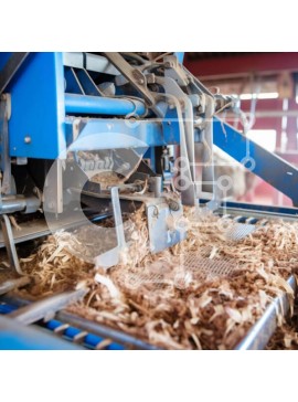 Intra Συλλεκτικό Ξύλινο Παζλ Plywood  4mm - Βιομηχανική μηχανή επεξεργασίας σανού Σε Ξύλινο Κουτί - Διαστάσεις Puzzle: 10x10 cm – 25 κομμάτια