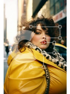 Intra Συλλεκτικό Ξύλινο Παζλ Plywood  4mm - Γυναίκα που περπατά κάτω από την οδό Σε Ξύλινο Κουτί - Διαστάσεις Puzzle: 10x10 cm – 25 κομμάτια