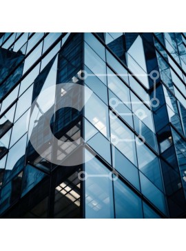 Intra Συλλεκτικό Ξύλινο Παζλ Plywood  4mm - Σύγχρονο γυάλινο κτίριο γραφείων Σε Ξύλινο Κουτί - Διαστάσεις Puzzle: 10x10 cm – 25 κομμάτια