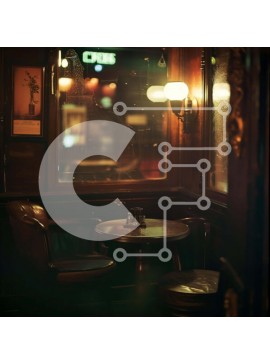 Intra Συλλεκτικό Ξύλινο Παζλ Plywood  4mm - Άνετη τραπεζαρία με κερί και μπουκάλια Σε Ξύλινο Κουτί - Διαστάσεις Puzzle: 10x10 cm – 25 κομμάτια