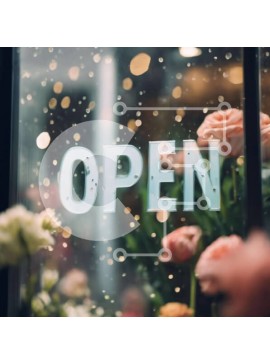 Intra Συλλεκτικό Ξύλινο Παζλ Plywood  4mm - Οθόνη παραθύρου με λουλούδια και ανοιχτή είσοδος Χιονόπτωση Σε Ξύλινο Κουτί - Διαστάσεις Puzzle: 10x10 cm – 25 κομμάτια