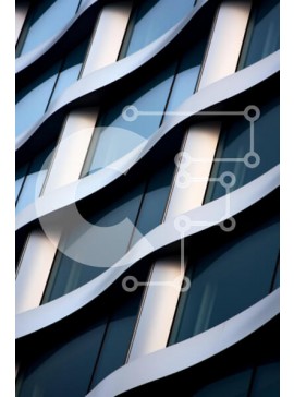 Intra Συλλεκτικό Ξύλινο Παζλ Plywood  4mm - Μοντέρνο κτίριο με κυματιστά τζάμια Σε Ξύλινο Κουτί - Διαστάσεις Puzzle: 10x10 cm – 25 κομμάτια