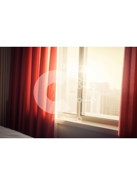 Intra Συλλεκτικό Ξύλινο Παζλ Plywood  4mm - Άνετο υπνοδωμάτιο με θέα στην πόλη Σε Ξύλινο Κουτί - Διαστάσεις Puzzle: 10x10 cm – 25 κομμάτια