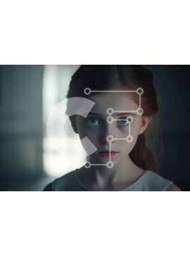 Intra Συλλεκτικό Ξύλινο Παζλ Plywood  4mm - Πορτρέτο ενός νεαρού κοριτσιού Σε Ξύλινο Κουτί - Διαστάσεις Puzzle: 10x10 cm – 25 κομμάτια