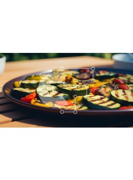 Σετ των 2 Intra Συλλεκτικό Ξύλινο Παζλ Plywood  4mm - Πιάτο με ψητά λαχανικά με ψωμί και φλιτζάνι Σε Ξύλινο Κουτί - Διαστάσεις: 10x10 cm – 25 κομμάτια