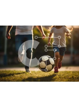 Intra Συλλεκτικό Ξύλινο Παζλ Plywood  4mm - Οικογενειακό παιχνίδι ποδοσφαίρου στο πάρκο Σε Ξύλινο Κουτί - Διαστάσεις Puzzle: 10x10 cm – 25 κομμάτια