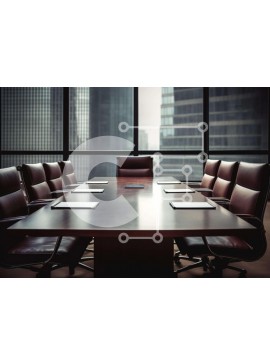 Intra Συλλεκτικό Ξύλινο Παζλ Plywood  4mm - Τραπέζι συνεδρίων σε ανοιχτό χώρο γραφείου Σε Ξύλινο Κουτί - Διαστάσεις Puzzle: 10x10 cm – 25 κομμάτια