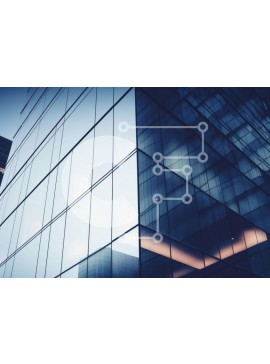 Intra Συλλεκτικό Ξύλινο Παζλ Plywood  4mm - Σύγχρονο γυάλινο κτίριο Σε Ξύλινο Κουτί - Διαστάσεις Puzzle: 10x10 cm – 25 κομμάτια