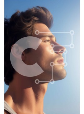 Intra Συλλεκτικό Ξύλινο Παζλ Plywood  4mm - Άτομο που απολαμβάνει τον όμορφο καιρό Σε Ξύλινο Κουτί - Διαστάσεις Puzzle: 10x10 cm – 25 κομμάτια