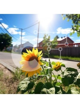 Intra Συλλεκτικό Ξύλινο Παζλ Plywood  4mm - Sunflowers by Asphalt Road Σε Ξύλινο Κουτί - Διαστάσεις: 10x10 cm – 25 κομμάτια