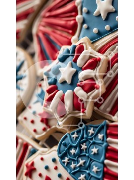 Intra Συλλεκτικό Ξύλινο Παζλ Plywood  4mm - Μπισκότα με πατριωτικό θέμα για τον εορτασμό των διακοπών Σε Ξύλινο Κουτί - Διαστάσεις: 10x10 cm – 25 κομμάτια