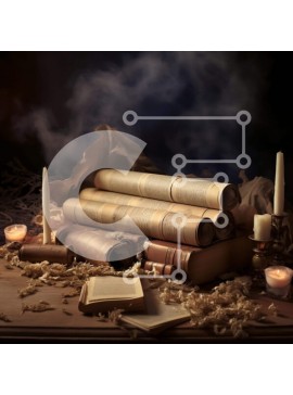 Intra Συλλεκτικό Ξύλινο Παζλ Plywood  4mm - Vintage σκηνή με παλιά βιβλία και κεριά Σε Ξύλινο Κουτί - Διαστάσεις Puzzle: 10x10 cm – 25 κομμάτια