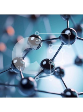 Intra Συλλεκτικό Ξύλινο Παζλ Plywood  4mm - Κοντινό πλάνο 3D μοντέλο ατόμου ή μορίου Σε Ξύλινο Κουτί - Διαστάσεις Puzzle: 10x10 cm – 25 κομμάτια