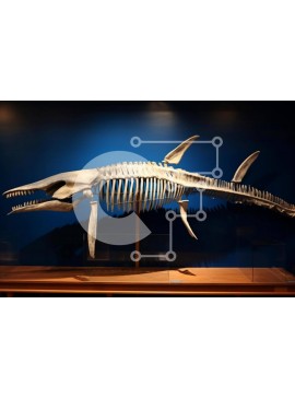 Intra Συλλεκτικό Ξύλινο Παζλ Plywood  4mm - Σκελετός Μεγάλων Ψαριών Σε Ξύλινο Κουτί - Διαστάσεις: 10x10 cm – 25 κομμάτια