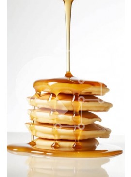 Σετ των 2 Intra Συλλεκτικό Ξύλινο Παζλ Plywood  4mm - Στοίβα από τηγανίτες με σιρόπι Σε Ξύλινο Κουτί - Διαστάσεις: 10x10 cm – 25 κομμάτια