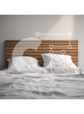 Intra Συλλεκτικό Ξύλινο Παζλ Plywood  4mm - Κρεβάτι με ξύλινο κεφαλάρι και λευκά μαξιλάρια Σε Ξύλινο Κουτί - Διαστάσεις Puzzle: 10x10 cm – 25 κομμάτια