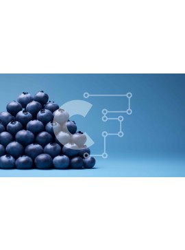 Σετ των 2 Intra Συλλεκτικό Ξύλινο Παζλ Plywood  4mm - Στοιβαγμένα βατόμουρα σε σχήμα πυραμίδας ανάποδα Σε Ξύλινο Κουτί - Διαστάσεις: 10x10 cm – 25 κομμάτια