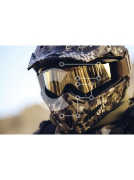 Intra Συλλεκτικό Ξύλινο Παζλ Plywood  4mm - Άνθρωπος με αεροπλάνο σε εξωτερικούς χώρους Σε Ξύλινο Κουτί - Διαστάσεις Puzzle: 10x10 cm – 25 κομμάτια