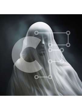 Intra Συλλεκτικό Ξύλινο Παζλ Plywood  4mm - Αιθέρια καλυμμένη φιγούρα Σε Ξύλινο Κουτί - Διαστάσεις Puzzle: 10x10 cm – 25 κομμάτια