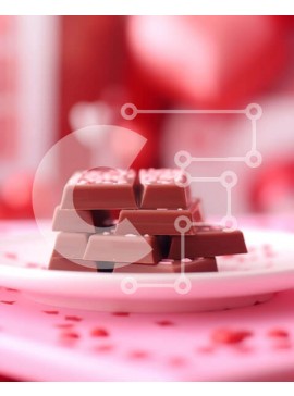 Σετ των 2 Intra Συλλεκτικό Ξύλινο Παζλ Plywood  4mm - Διάφορες μπάρες σοκολάτας με διακοσμητικά καρδιάς Σε Ξύλινο Κουτί - Διαστάσεις: 10x10 cm – 25 κομμάτια