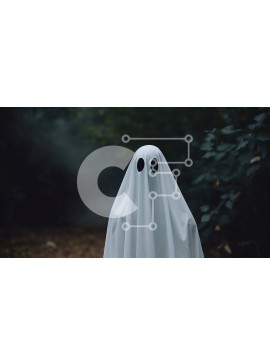 Intra Συλλεκτικό Ξύλινο Παζλ Plywood  4mm - Στολή White Ghost in the Woods Σε Ξύλινο Κουτί - Διαστάσεις Puzzle: 10x10 cm – 25 κομμάτια