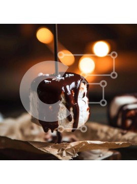 Σετ των 2 Intra Συλλεκτικό Ξύλινο Παζλ Plywood  4mm - Marshmallow με σοκολάτα Σε Ξύλινο Κουτί - Διαστάσεις: 10x10 cm – 25 κομμάτια