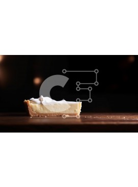 Σετ των 2 Intra Συλλεκτικό Ξύλινο Παζλ Plywood  4mm - Cheesecake σε ξύλινο τραπέζι με κεριά Σε Ξύλινο Κουτί - Διαστάσεις: 10x10 cm – 25 κομμάτια