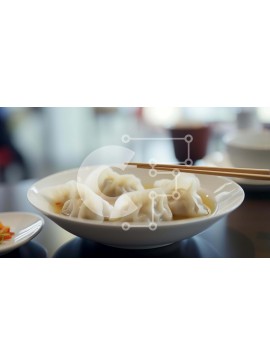 Σετ των 2 Intra Συλλεκτικό Ξύλινο Παζλ Plywood  4mm - Νόστιμα ζυμαρικά και ξυλάκια στο τραπέζι Σε Ξύλινο Κουτί - Διαστάσεις: 10x10 cm – 25 κομμάτια