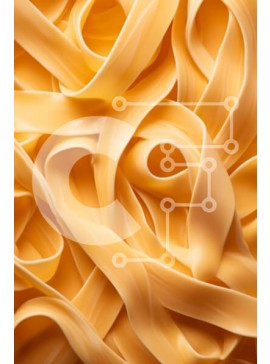 Σετ των 2 Intra Συλλεκτικό Ξύλινο Παζλ Plywood  4mm - Κοντινό πλάνο με πολύχρωμα ζυμαρικά ζυμαρικά Σε Ξύλινο Κουτί - Διαστάσεις: 10x10 cm – 25 κομμάτια